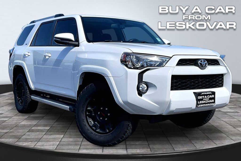 Super White 2019 Toyota 4Runner SUV / Crossover Four-Wheel Drive 5-Speed Automatic Overdrive