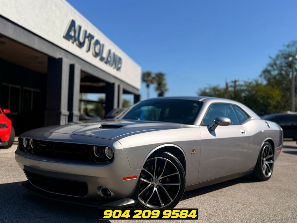 Silver (Billet Clearcoat) 2018 Dodge Challenger R/T Scat Pack RWD Coupe Rear-Wheel Drive 8-Speed Automatic