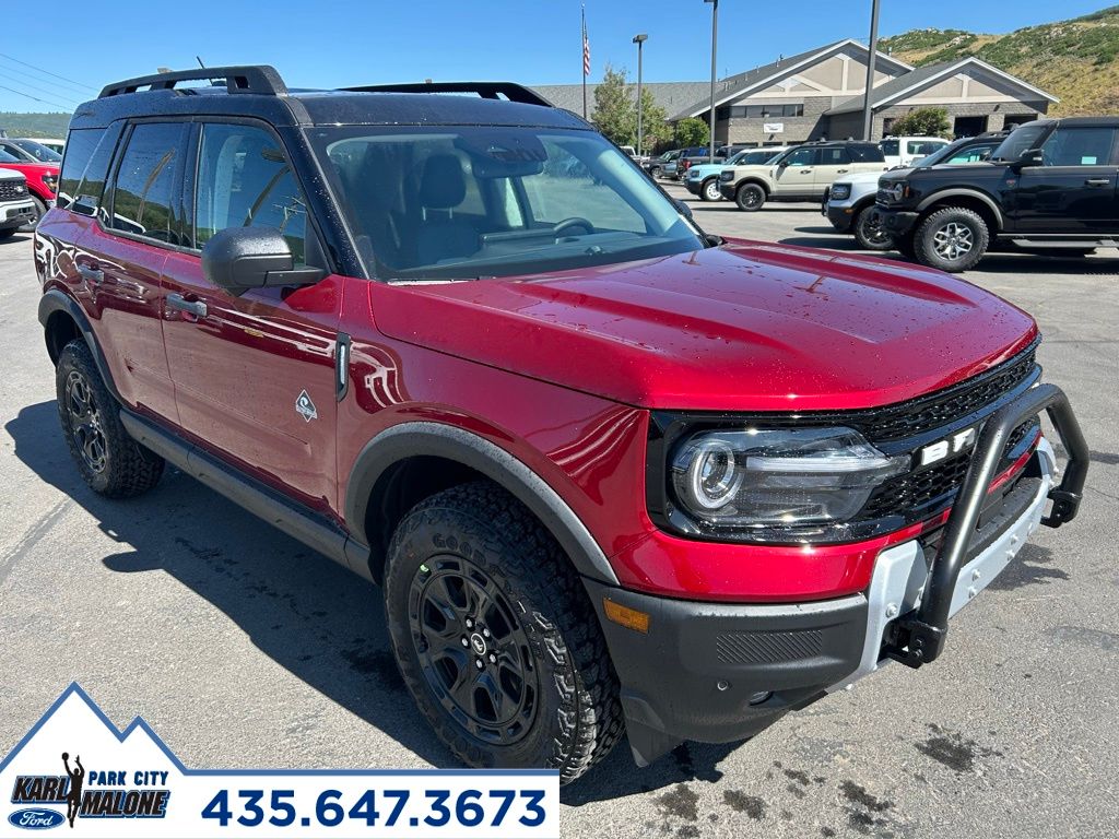 Ruby Red Metallic Tinted Clearcoat 2025 Ford Bronco Sport SUV / Crossover All-Wheel Drive 8-Speed Automatic