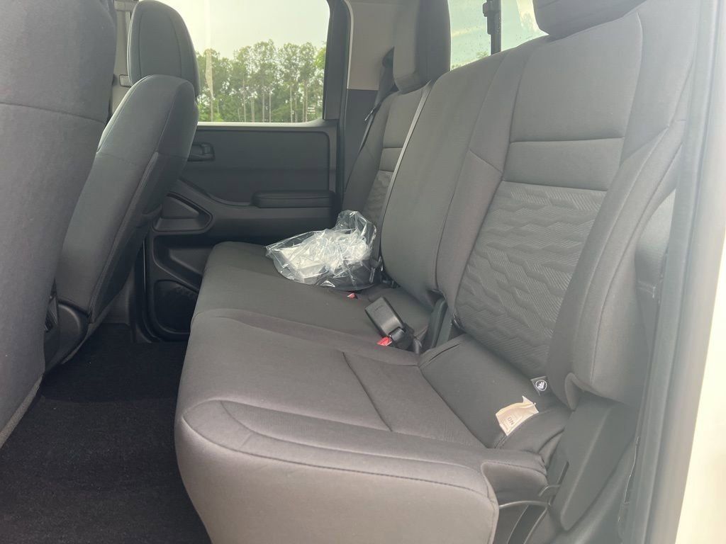 2025 Glacier White Nissan Frontier S 4X4 Truck