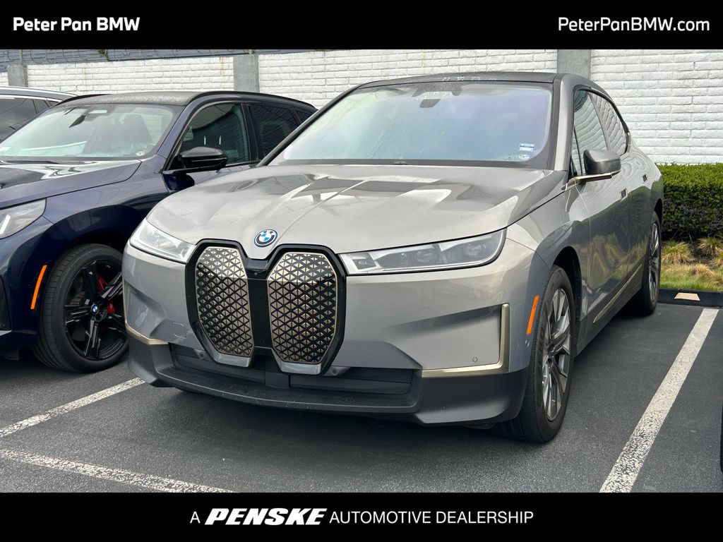 Gray Metallic 2024 BMW iX xDrive50 AWD SUV / Crossover All-Wheel Drive Automatic