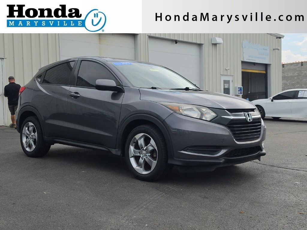 Gray (Modern Steel Metallic) 2017 Honda HR-V SUV / Crossover All-Wheel Drive Continuously Variable Transmission