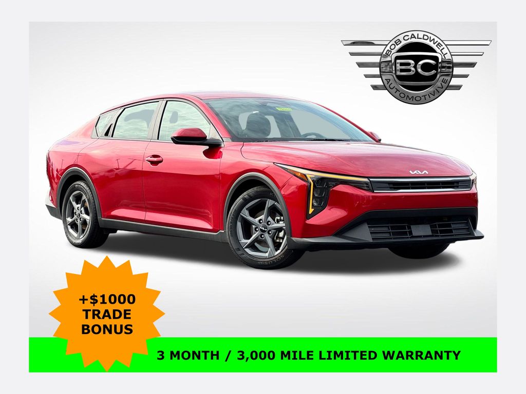 Currant Red 2025 Kia K4 LXS FWD Sedan Front-Wheel Drive Continuously Variable Transmission