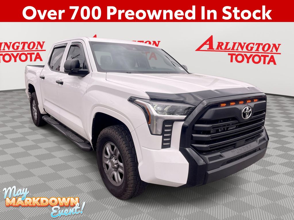 Ice Cap 2025 Toyota Tundra SR CrewMax Cab 4WD Pickup Truck Four-Wheel Drive Automatic