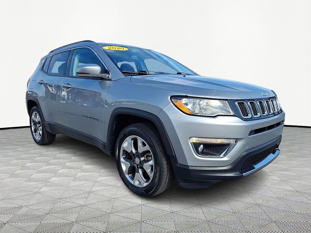 Billet Silver Metallic 2020 Jeep Compass SUV / Crossover Four-Wheel Drive 9-Speed Automatic