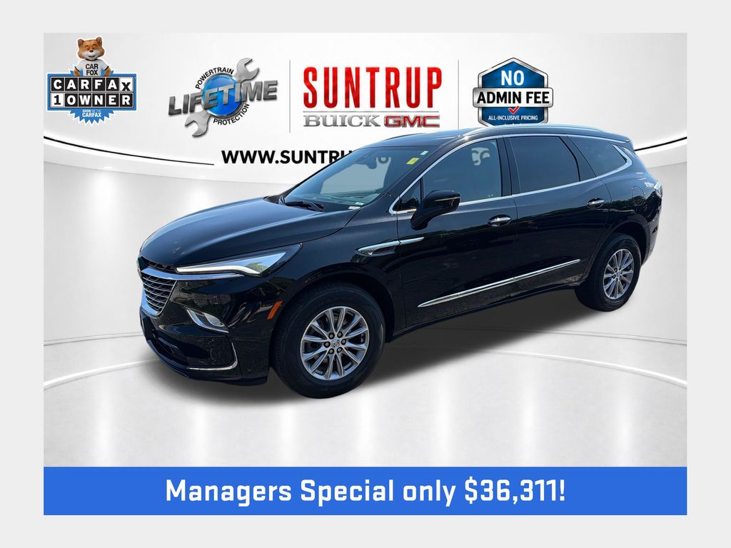 Black (Ebony Twilight Metallic) 2023 Buick Enclave SUV / Crossover Four-Wheel Drive 9-Speed Automatic