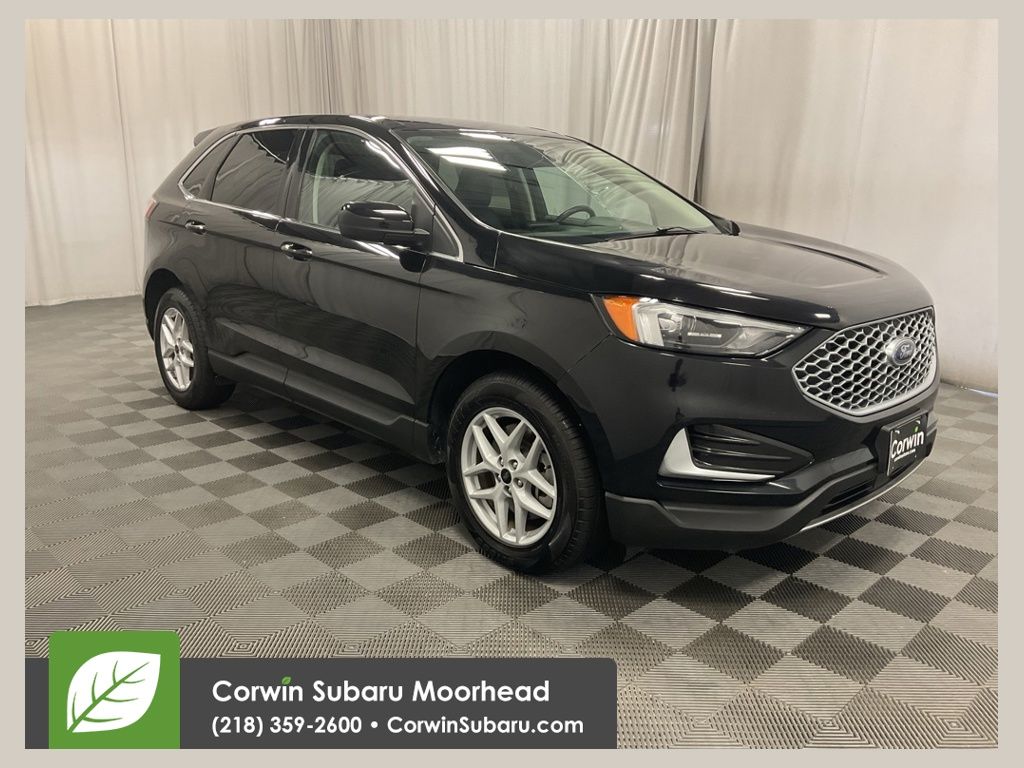 Agate Black Metallic 2024 Ford Edge SUV / Crossover All-Wheel Drive 8-Speed Automatic