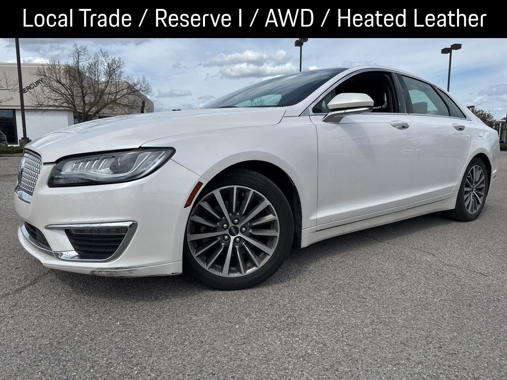 White Platinum Metallic Tri-Coat 2019 Lincoln MKZ Reserve I AWD Sedan All-Wheel Drive 6-Speed Automatic