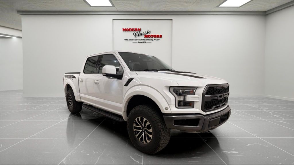 Oxford White 2020 Ford F-150 Raptor SuperCrew 4WD Pickup Truck Four-Wheel Drive Automatic