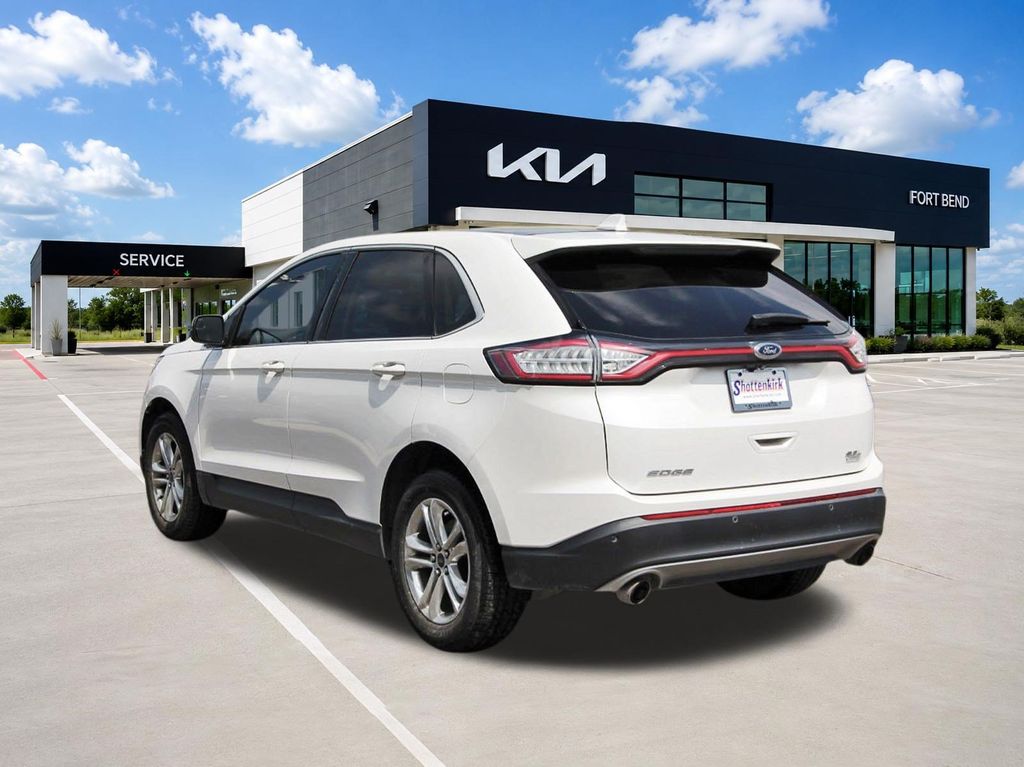 2018 Ford Edge SEL White at Bravo Nissan