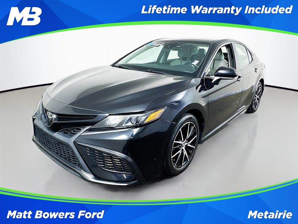 Midnight Black Metallic 2023 Toyota Camry Sedan Front-Wheel Drive 8-Speed Automatic