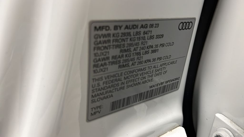 Used 2023 Glacier White Audi 55 Premium Plus image 27