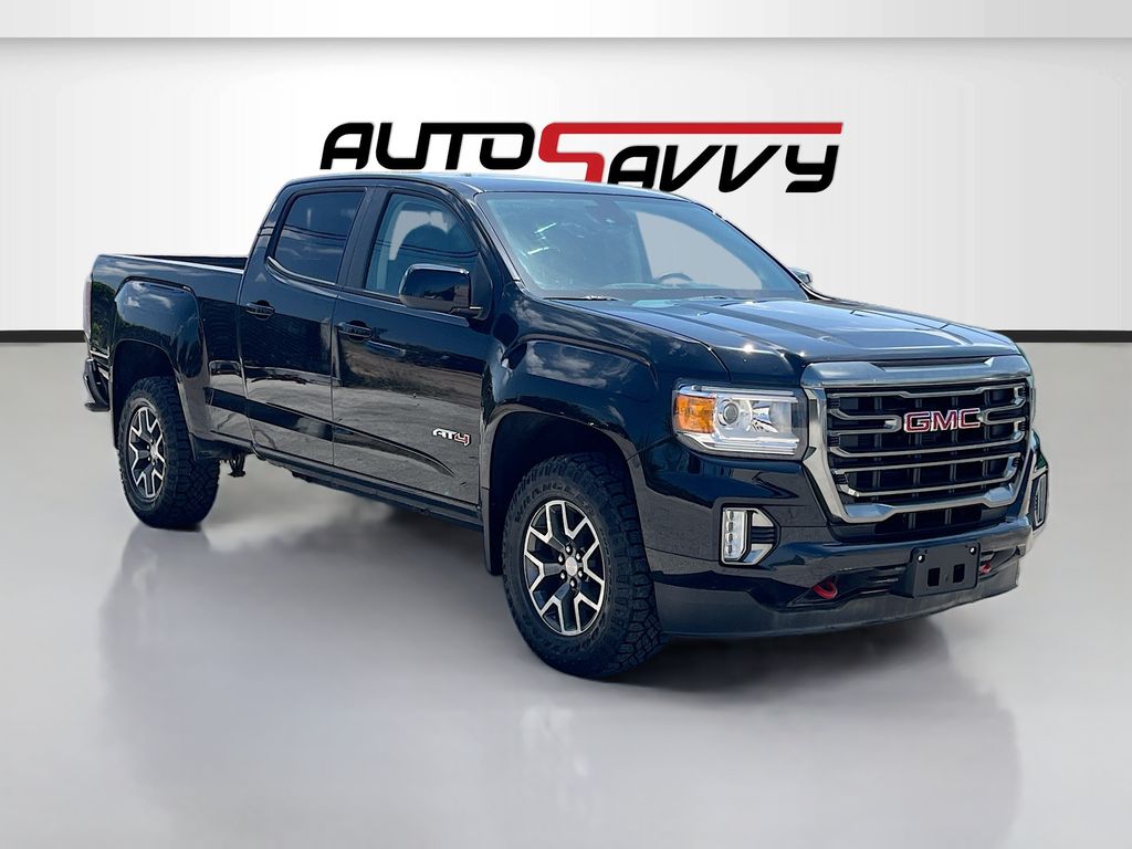2021 GMC Canyon AT4 w/Leather Black at Wharton Chevrolet GMC