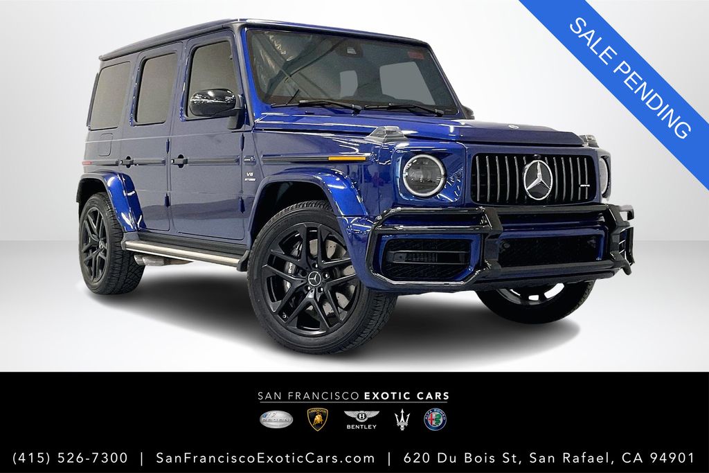 Brilliant Blue Metallic 2022 Mercedes-Benz G-Class AMG G 63 4MATIC SUV / Crossover All-Wheel Drive 9-Speed Automatic