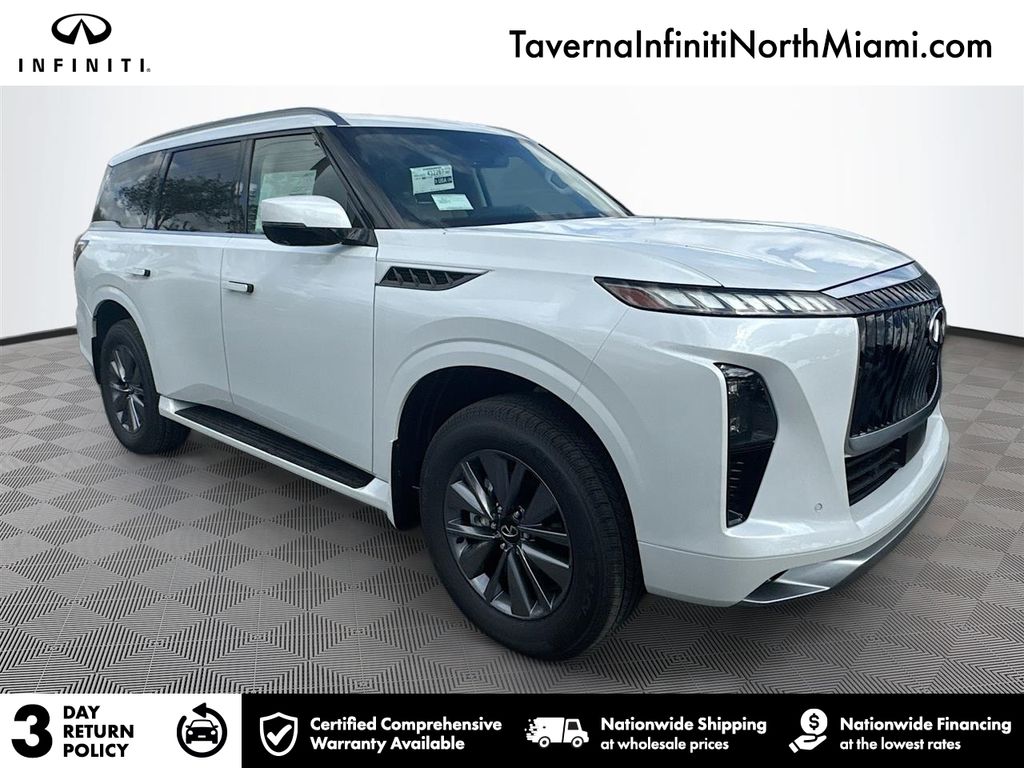 White 2026 INFINITI QX80 Pure 4WD SUV / Crossover All-Wheel Drive 9-Speed Automatic