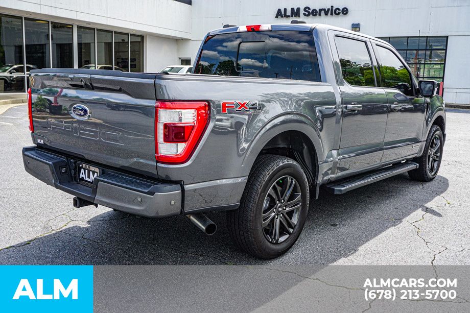 Used 2021 Gray Ford Lariat image 6