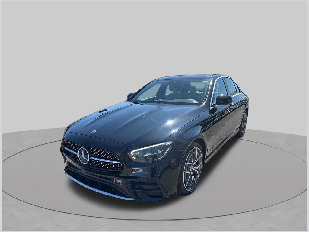 Black 2021 Mercedes-Benz E-Class Sedan All-Wheel Drive 9-Speed Automatic