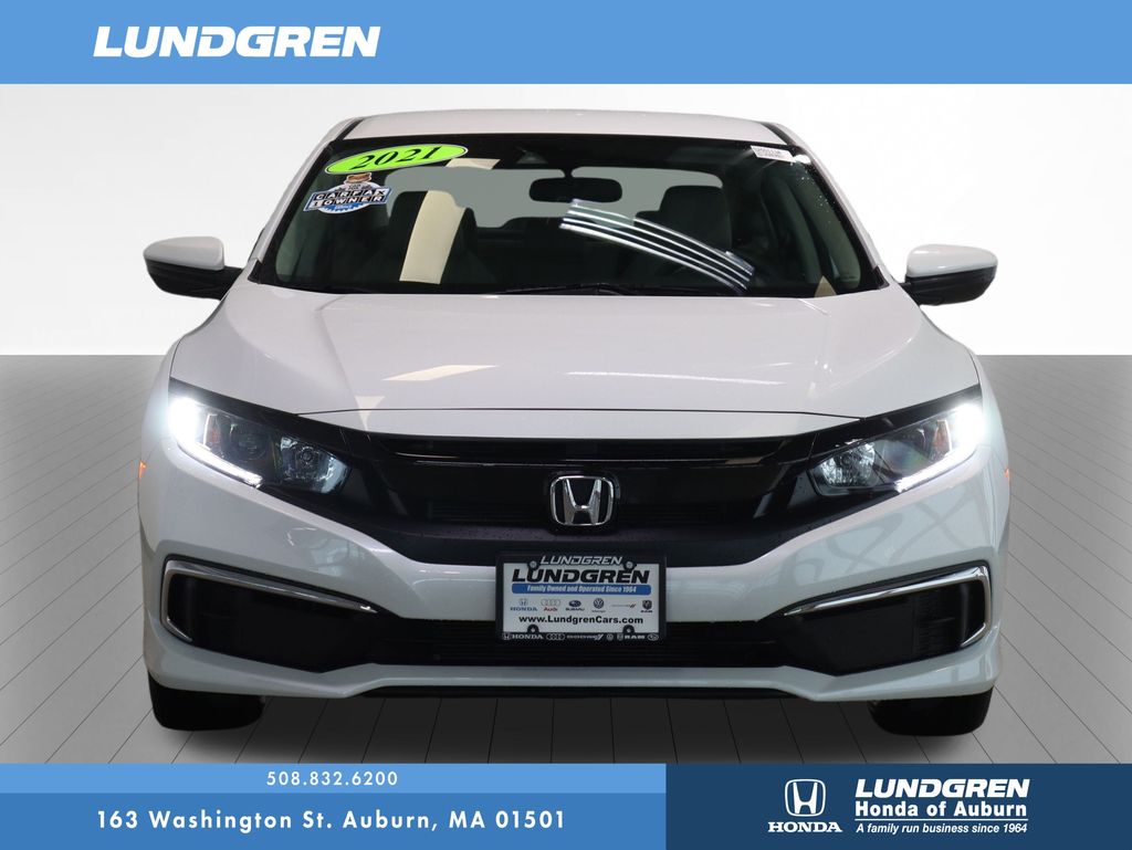 Used 2021 Honda Civic LX with VIN 2HGFC2F69MH501562 for sale in Auburn, MA