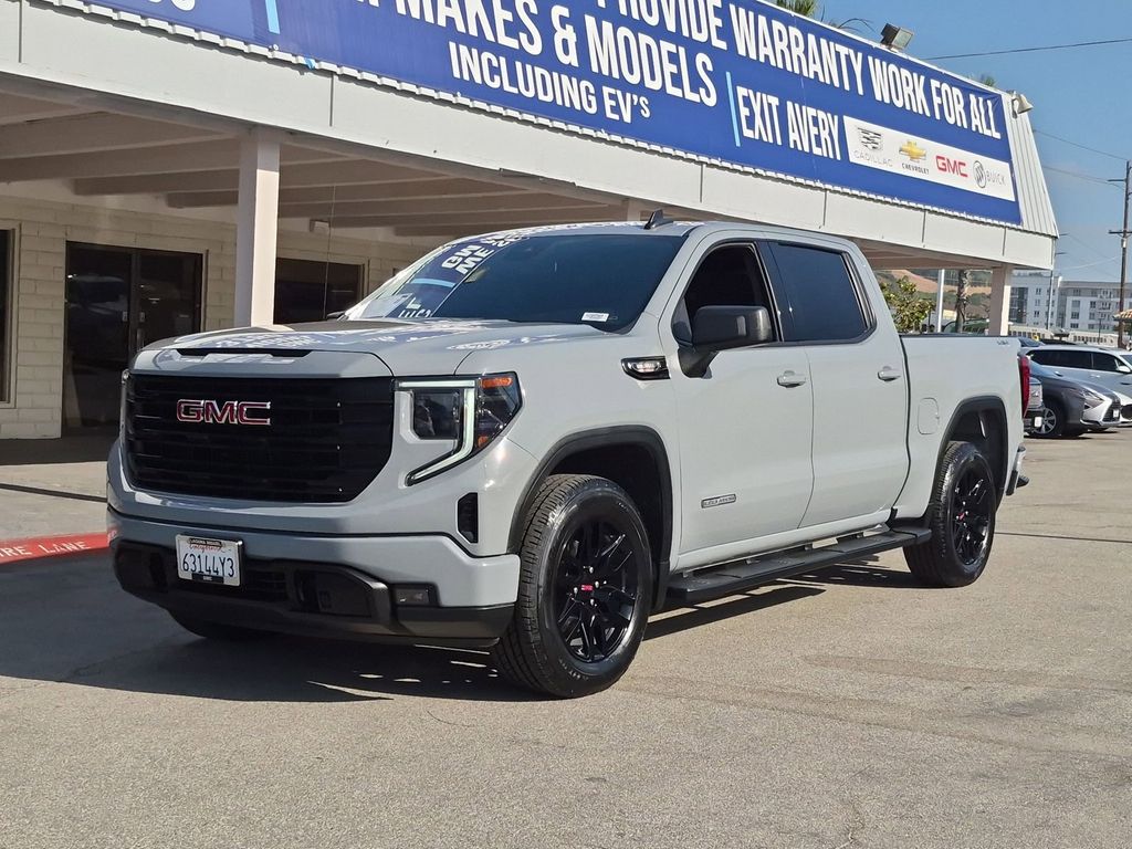 Thunderstorm Gray 2024 GMC Sierra 1500 Elevation Crew Cab 4WD Pickup Truck Four-Wheel Drive Automatic