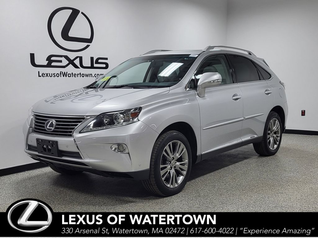 Silver Lining Metallic 2013 Lexus RX Hybrid 450h AWD SUV / Crossover All-Wheel Drive Continuously Variable Transmission