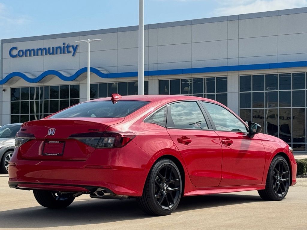 2026 Honda Civic Sport Red at Community Honda