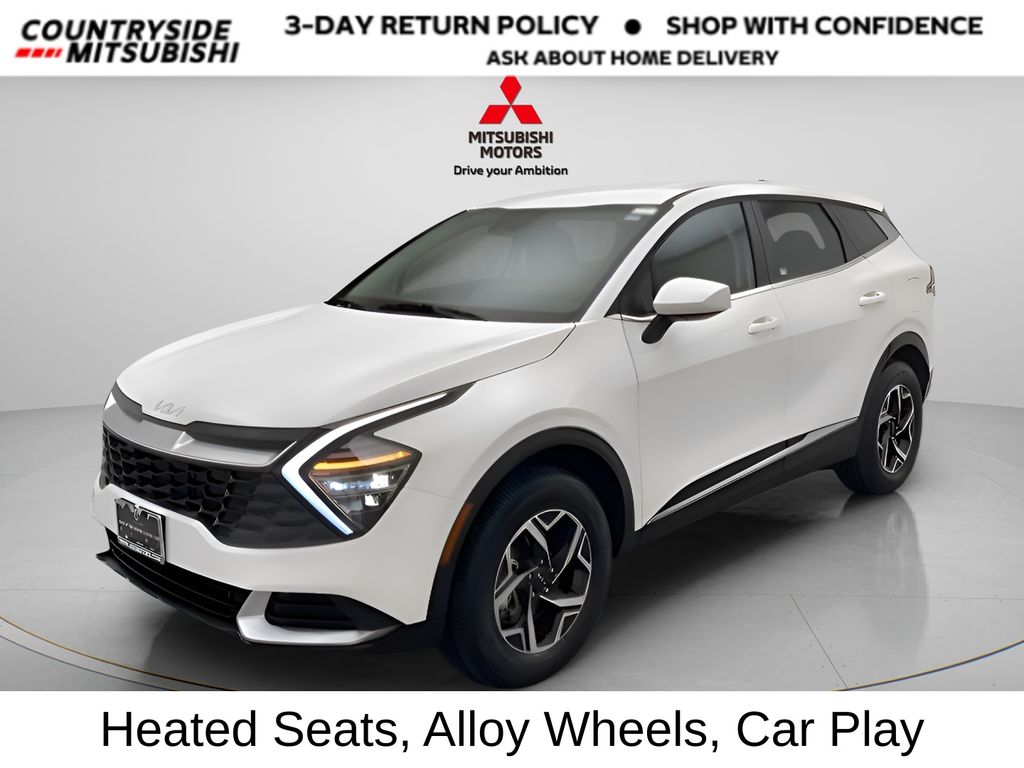 Snow White Pearl 2025 Kia Sportage SUV / Crossover All-Wheel Drive 8-Speed Automatic