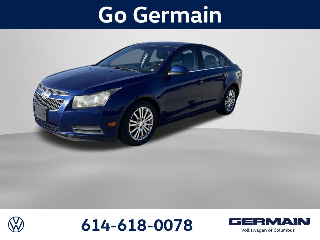 Topaz Metallic 2012 Chevrolet Cruze Sedan Front-Wheel Drive 6-Speed Manual