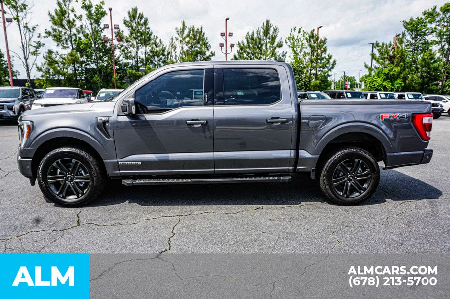 Used 2021 Gray Ford Lariat image 7