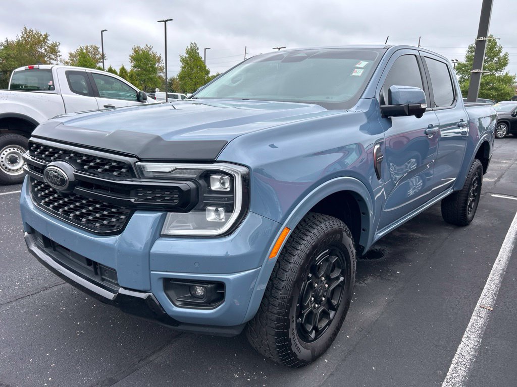 Blue (Azure Gray Metallic Tri-Coat) 2025 Ford Ranger Pickup Truck Four-Wheel Drive Automatic