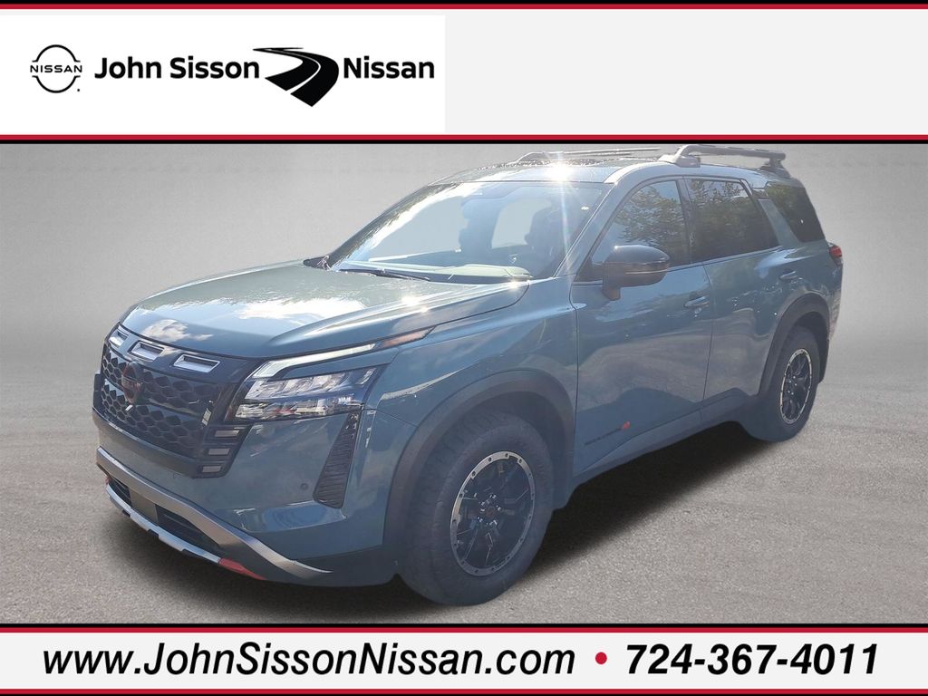 2026 Nissan Pathfinder Rock Creek Green at South Hills Kia