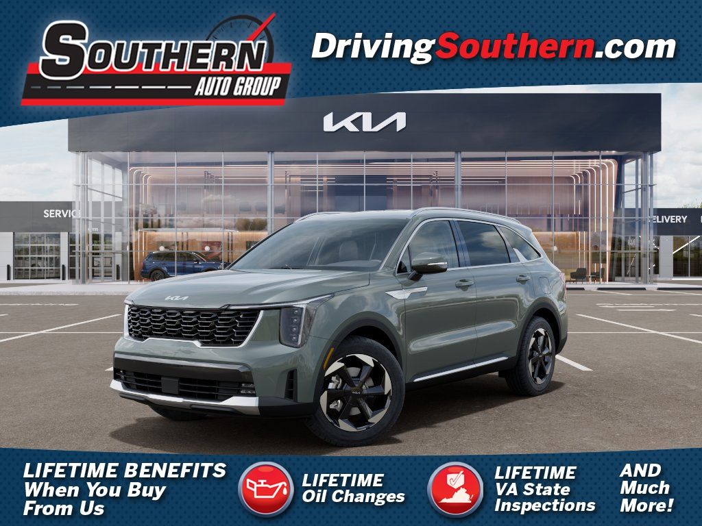 Cityscape Green 2026 Kia Sorento Hybrid SUV / Crossover All-Wheel Drive 6-Speed Automatic