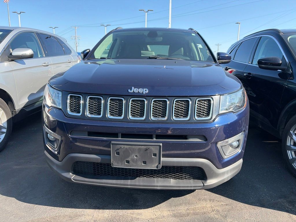 Jazz Blue Pearlcoat 2019 Jeep Compass SUV / Crossover Four-Wheel Drive 9-Speed Automatic