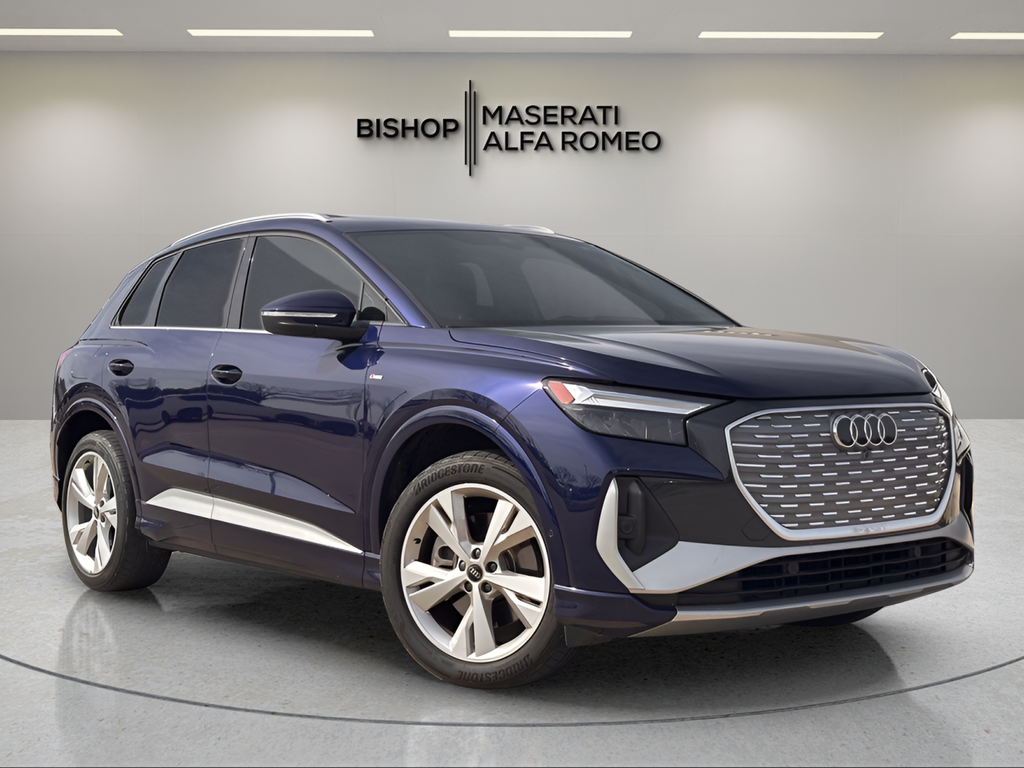 Blue 2023 Audi Q4 e-tron SUV / Crossover All-Wheel Drive Automatic