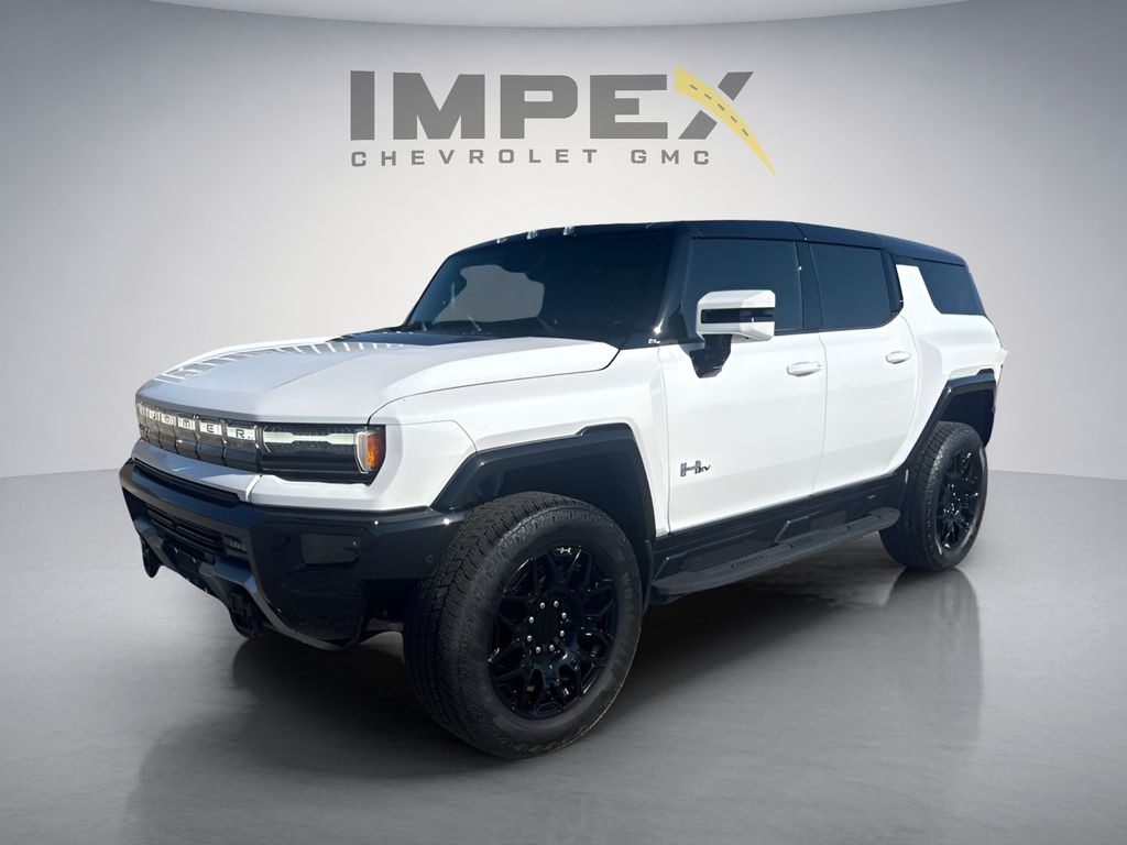 Interstellar White 2025 GMC Hummer EV SUV SUV / Crossover All-Wheel Drive 1-Speed Automatic