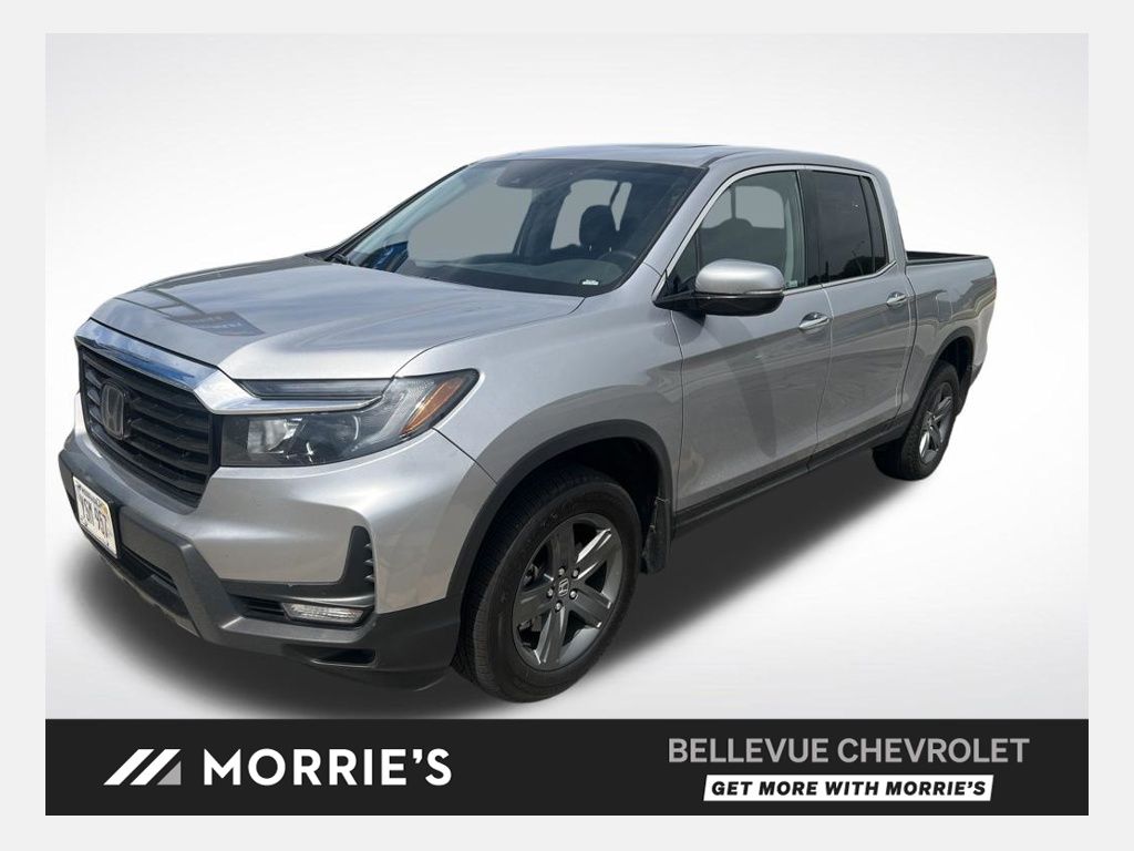 Gray 2023 Honda Ridgeline Pickup Truck All-Wheel Drive 9-Speed Automatic