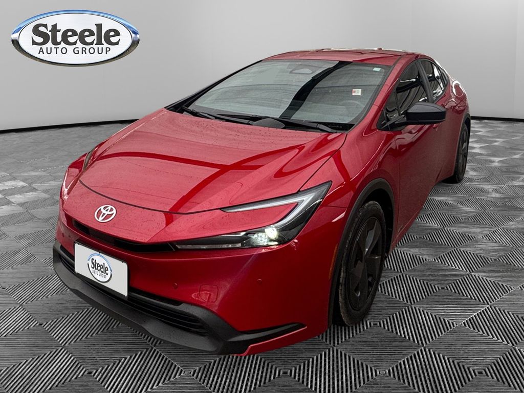 Supersonic Red 2023 Toyota Prius LE AWD Hatchback All-Wheel Drive Continuously Variable Transmission