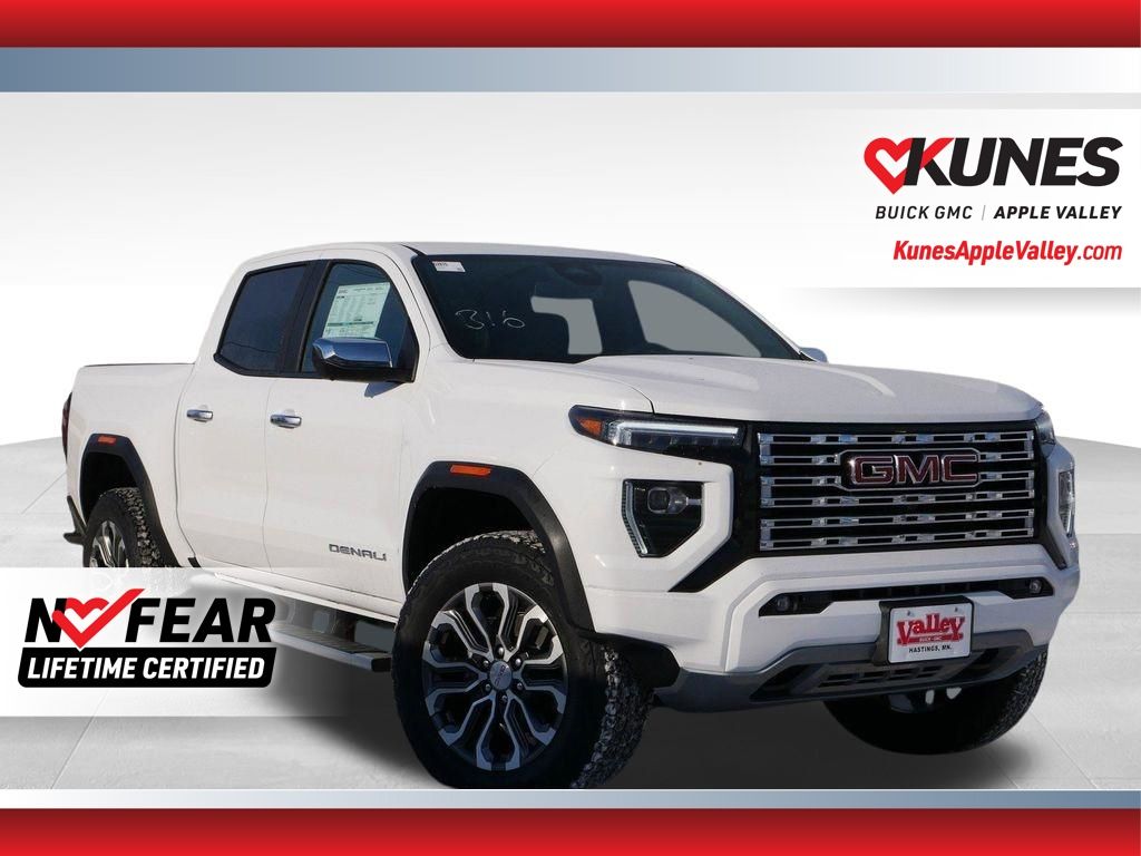 Summit White 2026 GMC Canyon Pickup Truck Four-Wheel Drive 8-Speed Automatic
