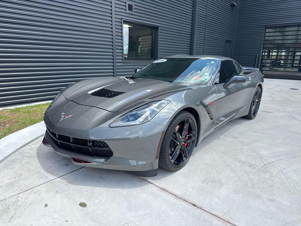 Shark Gray Metallic 2016 Chevrolet Corvette Stingray 3LT Coupe RWD Coupe Rear-Wheel Drive 8-Speed Automatic