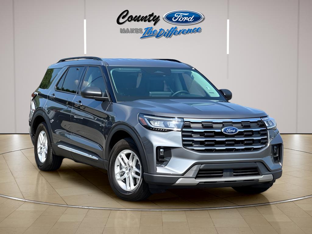 Gray Metallic 2025 Ford Explorer SUV / Crossover Rear-Wheel Drive Automatic