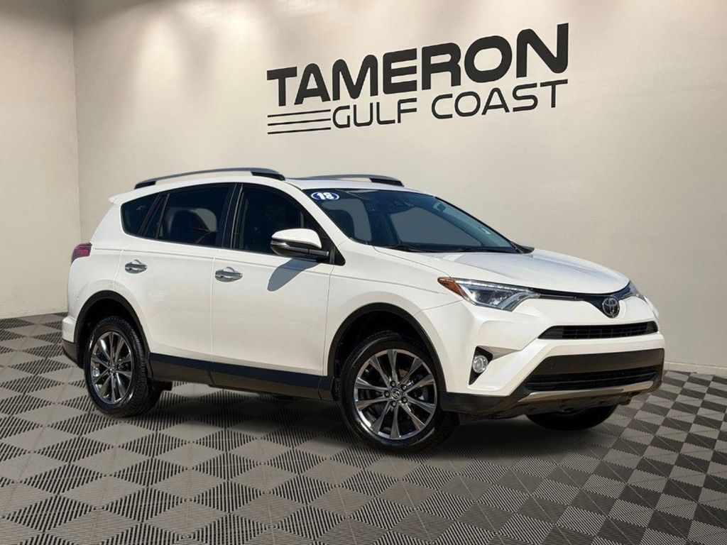 White (Blizzard Pearl) 2018 Toyota RAV4 SUV / Crossover Front-Wheel Drive 6-Speed Automatic