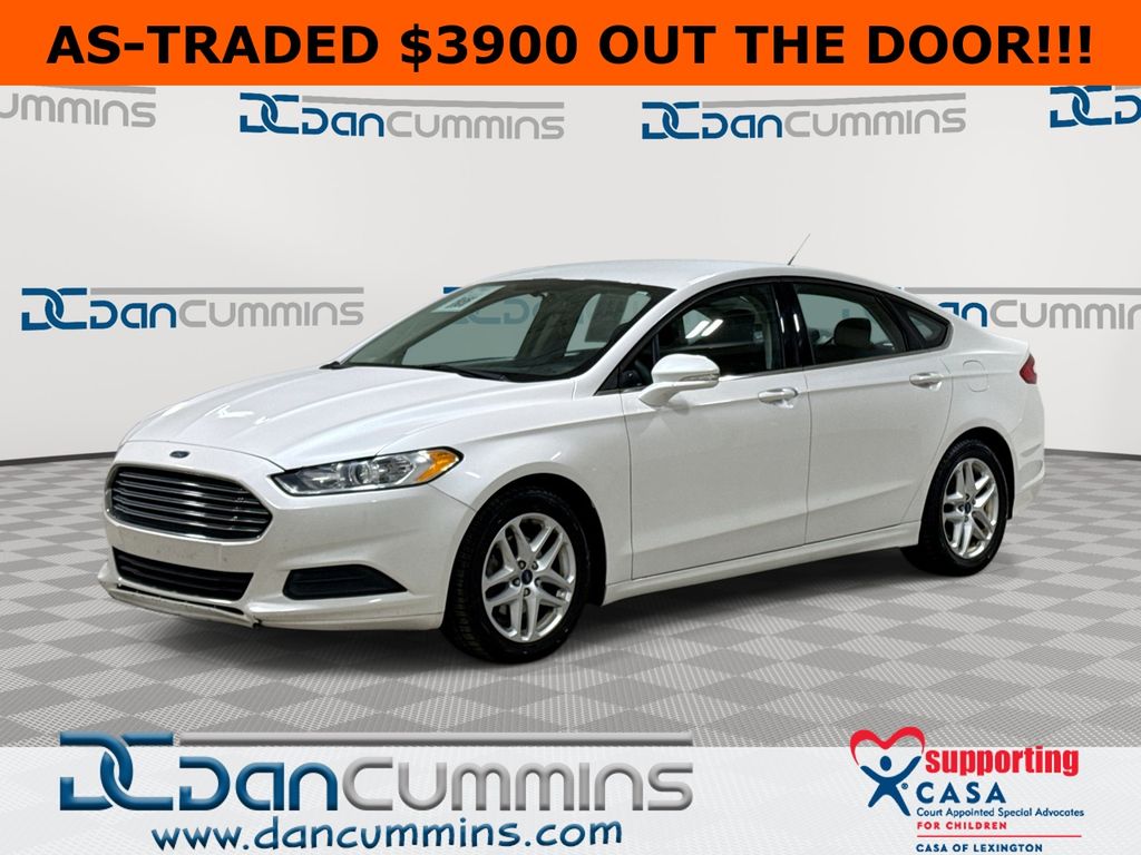 White Platinum Clearcoat Metallic 2016 Ford Fusion SE Sedan Front-Wheel Drive 6-Speed Automatic