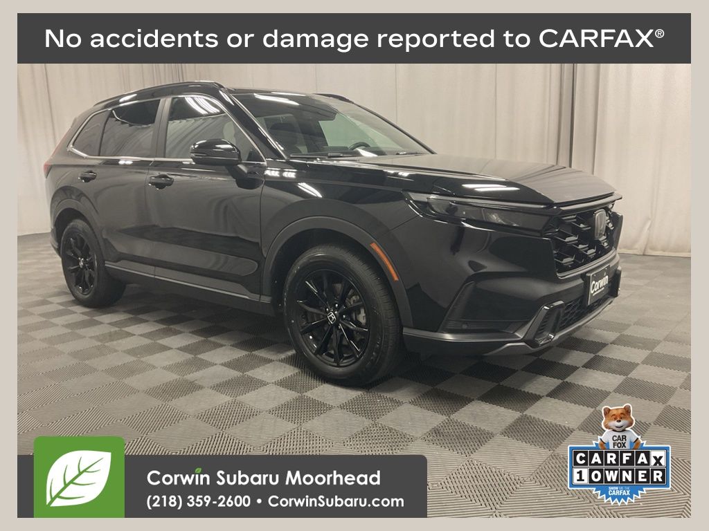 Crystal Black Pearl 2024 Honda CR-V Hybrid Sport-L AWD SUV / Crossover All-Wheel Drive Continuously Variable Transmission