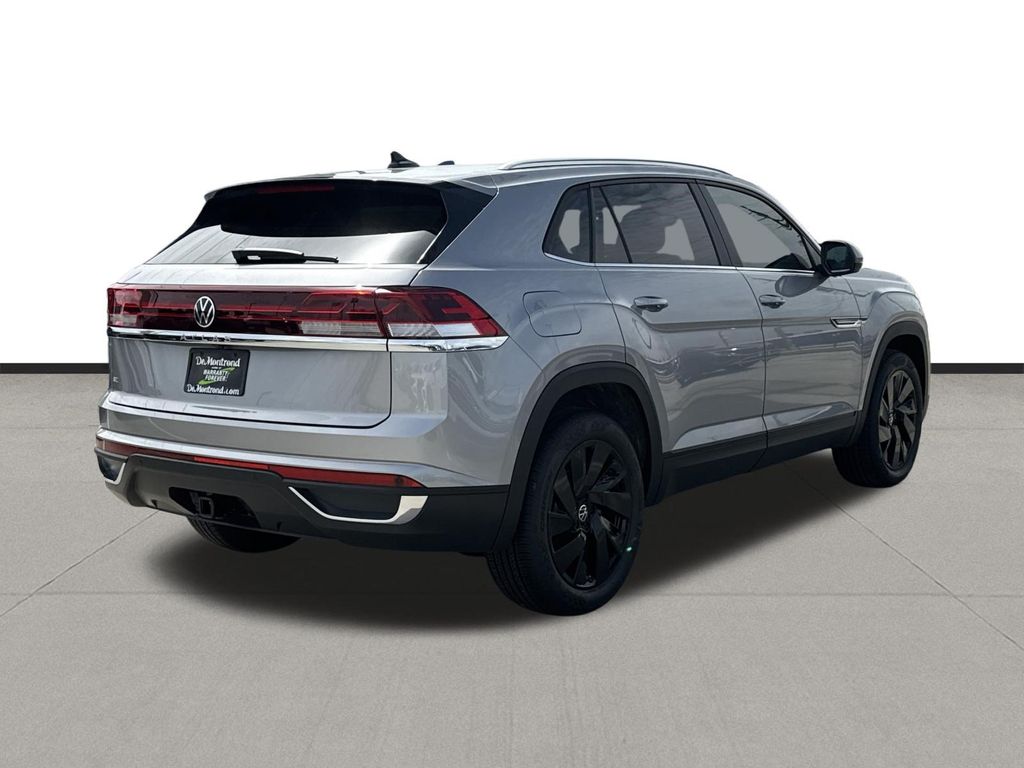 2026 Volkswagen Atlas Cross Sport 2.0T SE w/Technology Silver at DeMontrond Automotive Group