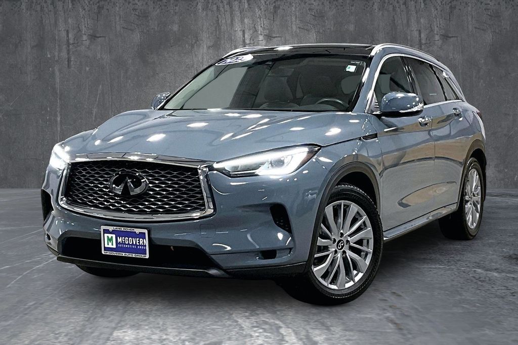 Slate Gray 2023 INFINITI QX50 SUV / Crossover All-Wheel Drive Continuously Variable Transmission
