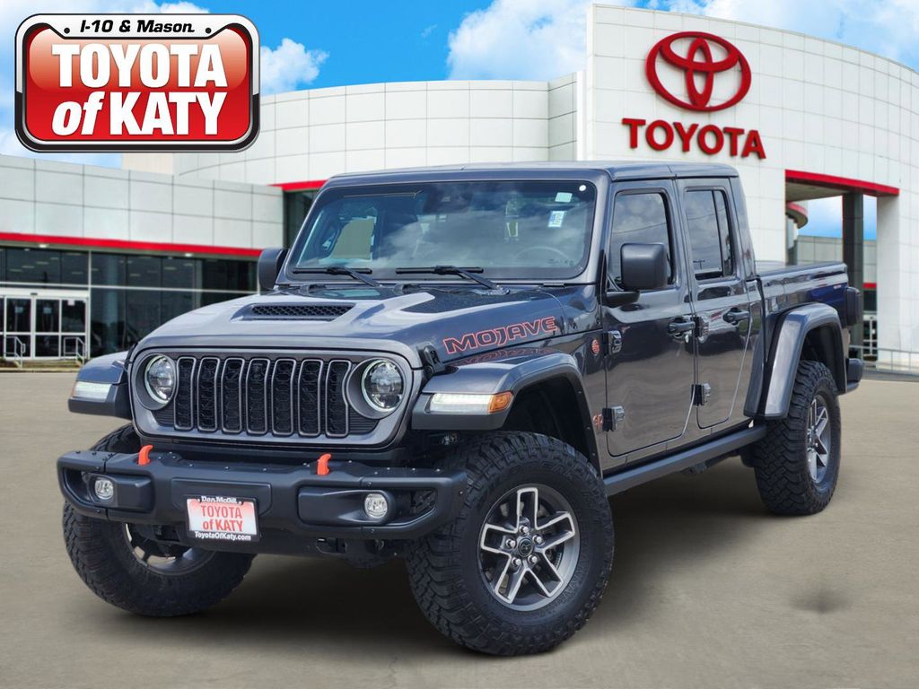 Gray (Granite Crystal Metallic Clearcoat) 2024 Jeep Gladiator Mojave Crew Cab 4WD Pickup Truck Four-Wheel Drive 8-Speed Automatic