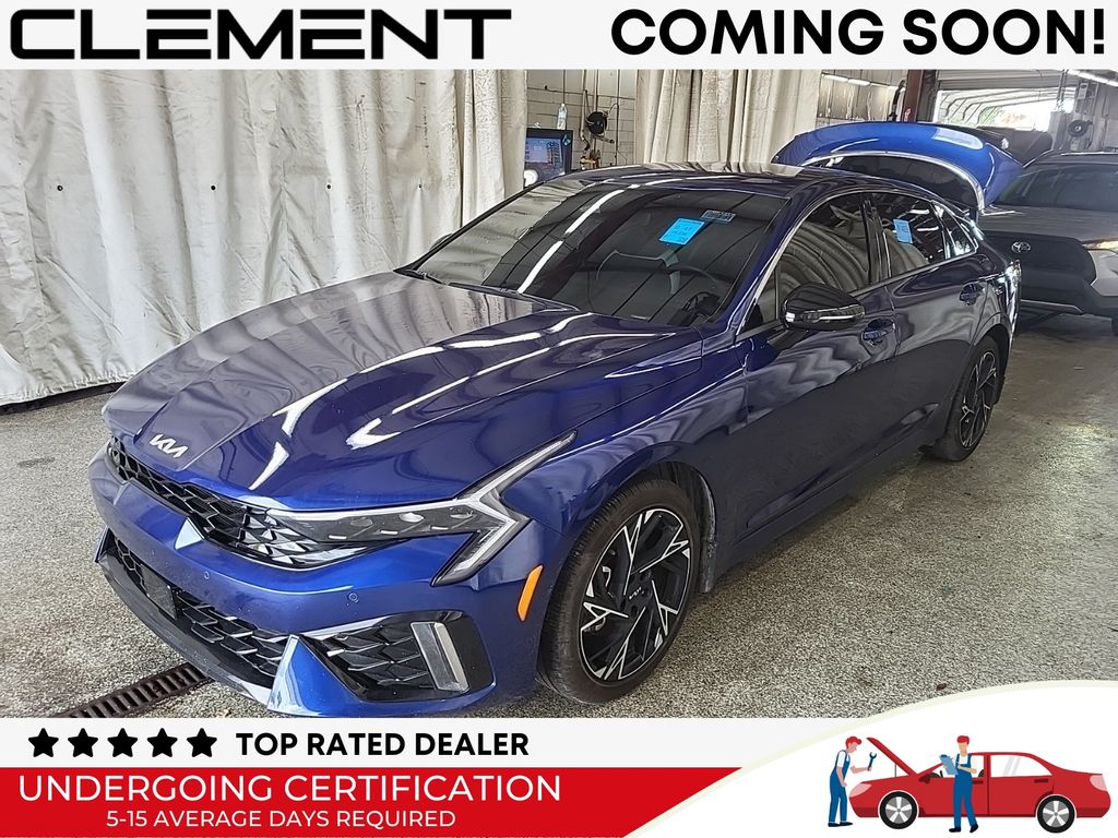Yacht Blue 2025 Kia K5 Sedan Front-Wheel Drive 8-Speed Automatic