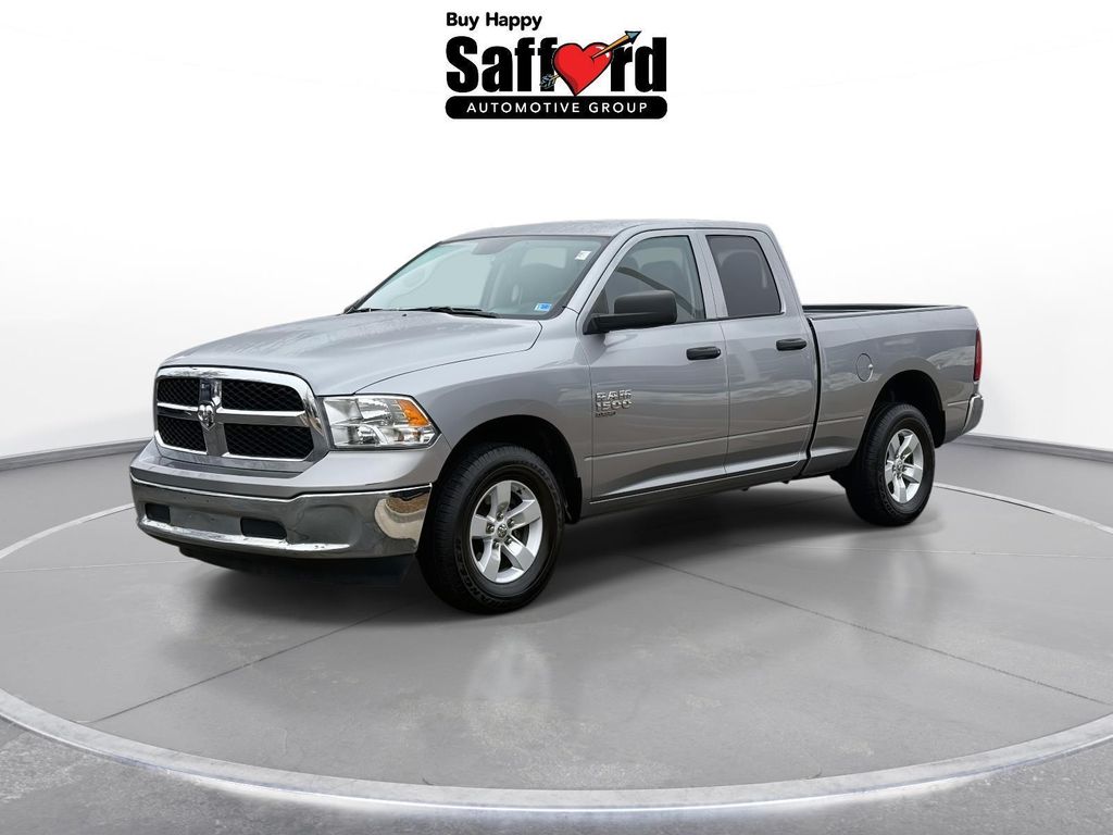 Billet Silver Metallic Clearcoat 2024 RAM 1500 Classic SLT Quad Cab 4WD Pickup Truck Four-Wheel Drive 8-Speed Automatic