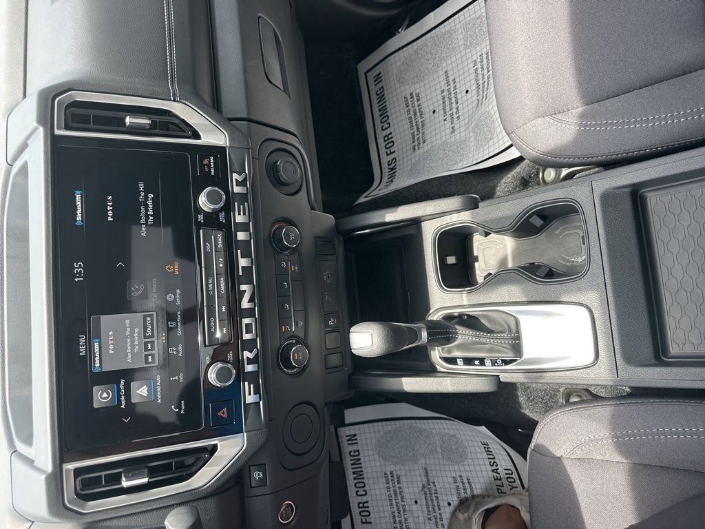 2025 Glacier White Nissan Frontier SV RWD Truck