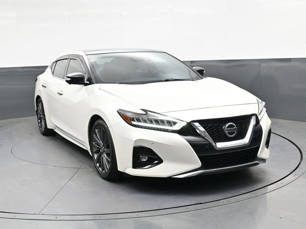 Pearl White Tricoat 2020 Nissan Maxima Platinum FWD Sedan Front-Wheel Drive Continuously Variable Transmission