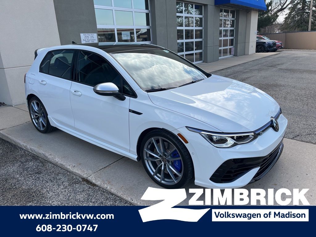 Pure White 2024 Volkswagen Golf R 4Motion Hatchback All-Wheel Drive 7-Speed Dual Clutch
